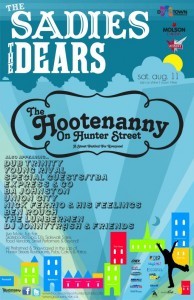 Poster for The Hootenanny On Hunter Street (photo: Peterborough DBIA)