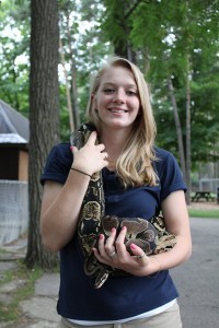 Meet one of Riverview's Zoo Keepers at 1 p.m. each weekday in the summer; a different animal is featured each day of the week  (photo: Peterborough Utilities Group)