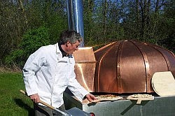 Fire up Night Kitchen's pizza oven at your next event (photo: Night Kitchen)