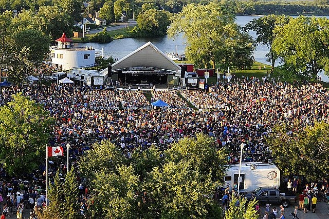in July 2012, Canadian pop superstar Carly Rae Jepsen ("Call Me Maybe") drew the largest crowd ever for Peterborough Musicfest, with 15,000 attendees (photo courtesy of Peterborough Musicfest)