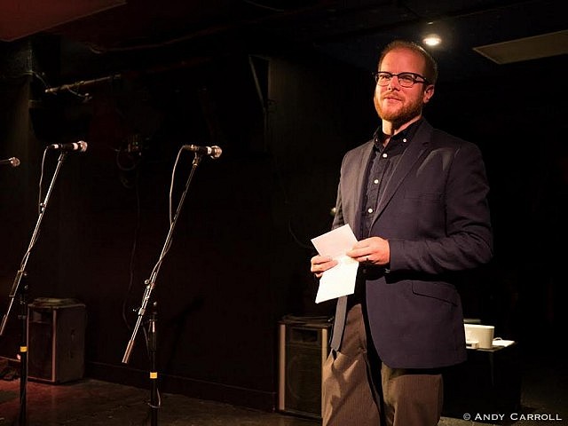 Andrew Root is the writer, producer, and director of "Crime City", which is performed live at The Theatre on King in Peterborough (photo: Andy Carroll)