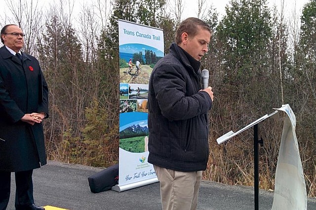 Michael Goodyear, Manager of Trail Development Eastern Canada for Trans Canada Trail, says that the Lang-Hasting section is one of the most impressive routes on the Trans Canada Trail