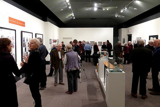 The opening of the Royal Academy of Arts show at The Art Gallery of Northumberland (photo courtesy of Art Gallery of Northumberland)