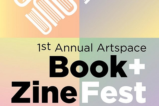 Artspace's first annual Book+Zine Fest takes place on February 27 (graphic courtesy of Artspace)