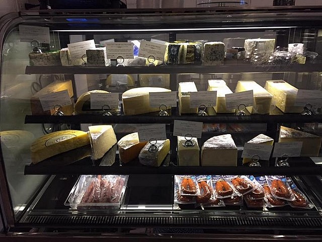 A selection of cheeses at Delectable Fine Foods