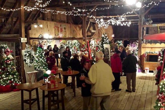 In November, the annual Festival of Trees heralds the Christmas season at Kawartha Settlers' Village