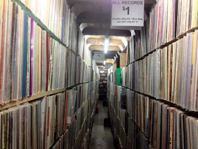 Just one of the sections of Recordland in Calgary. What a place!  (photo: Josh Fewings)