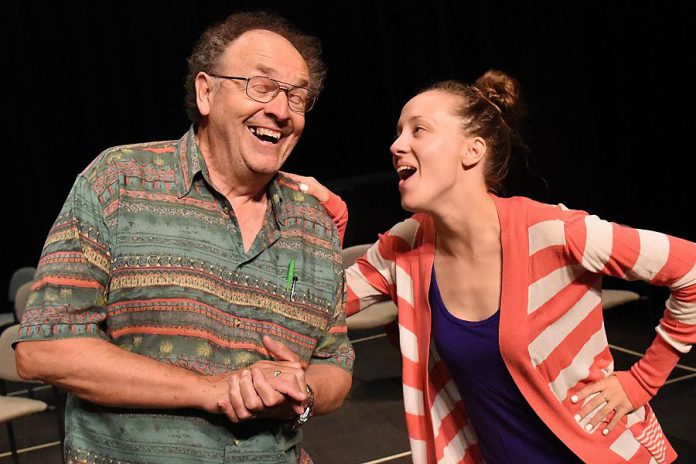 Tim Rowat and Gillian Harknett in rehearsal (photo: Wayne Bonner)