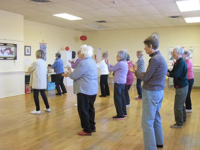 The center also offers several Tai Chi programs; the slow and graceful movements of Tai Chi make it an ideal low-impact exercise for older adults (photo courtesy Activity Haven Seniors Centre)