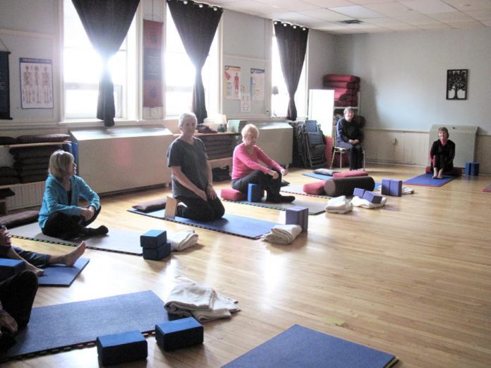 Activity Haven has lots of different yoga classes, ranging from Gentle Yoga to its newest program Yoga Dance (photo courtesy Activity Haven Seniors Centre)