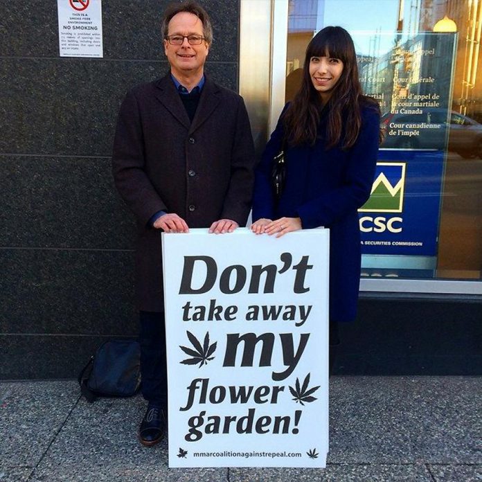 Cannabist activist Marc Emery, shown here with his wife Jodie, will be in Peterborough on September 17 to protest the arrest of Richard Standen, who recently opened a Cannabis Culture store in downtown Peterborough (photo: Marc Emery / Facebook)