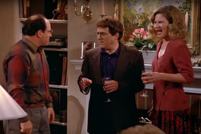 In the Seinfeld episode The Lip Reader, Kash performed as George's ex-girlfriend Gwen (here she reacts after George uses a lip reader to find out what she was saying from across the room)