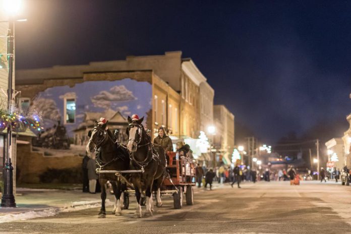 There'll be horse-drawn wagon rides on Thursday night (December 1) at Christmas in the Village in Millbrook (photo: Marjorie McDonald)