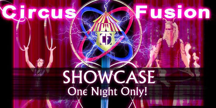 "Circus Fusion: Finale Showcase" on Friday, December 2nd at the Market Hall will feature stunning experimental circus performances and  collaborations (graphic: PACA)