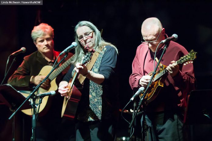 In the 17 years since Rob Fortin, Susan Newman, John Hoffman, and Curtis Driedger (not pictured) first launched the annual In From The Cold concert, it has raised over $100,000 for the YES Shelter for Youth and Families. (Photo: Linda McIlwain / kawarthaNOW)
