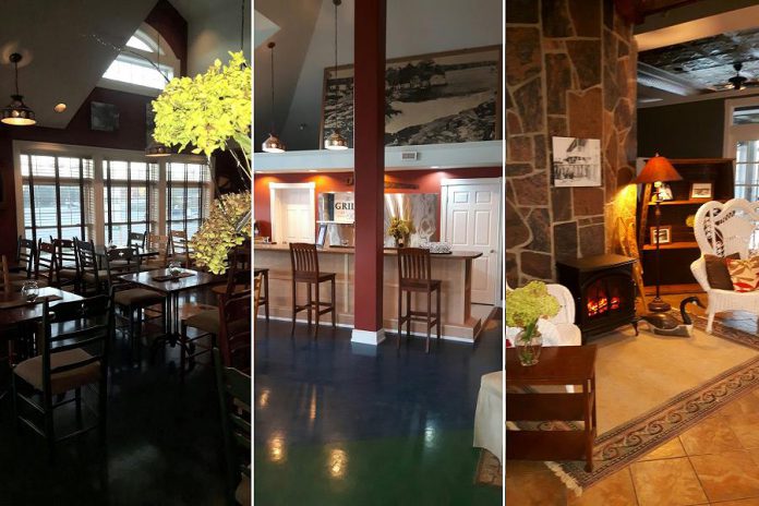 The Grill at the Burleigh Falls Inn is opening on November 23rd. The food and beverage partners are Jacqui and Sandra Turner from Cassis Bistro in Lakefield. (Photos: The Burleigh Falls Inn / Facebook)