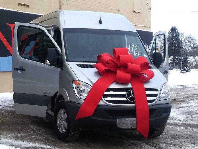 Community donations and support have allowed The Canadian Canoe Museum to purchase a new van (along with a 20' enclosed trailer) to support the museum's public programs and outreach events and to transport museum artifacts (photo: Jessica Fleury / The Canadian Canoe Museum)