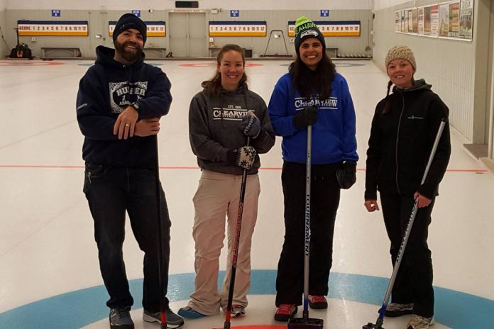  "Learning to Curl" at the Lakefield Curling Club