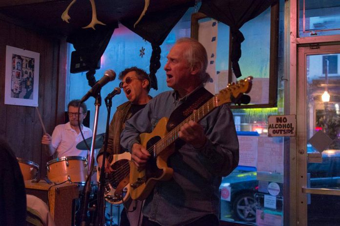 Jim Leslie, JP Hovercraft, and Bobby Watson peforming as Max Mouse and the Gorillas (photo:  Max Mouse and the Gorillas / Facebook)