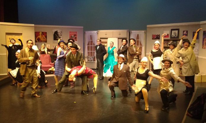 The talented cast of Lakefield College School in "The Drowsy Chaperone", Sam's favourite musical of 2016 (photo: Sam Tweedle / kawarthaNOW)