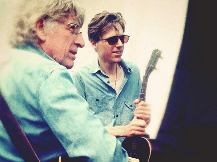 "My dad and I playing music together is something real."  To be released in February, Solidarity is the new album Joel Plaskett (right) recorded with his father Bill  (photo courtesy of Joel Plaskett)