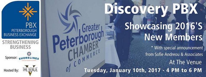  The Discovery PBX on January 10 also features a special announcement from Sofie Andreou & Associates (image: Peterborough Chamber)