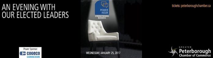  The annual Chamber of Commerce Power Hour takes place on Wednesday, January 25 (image: Peterborough Chamber)