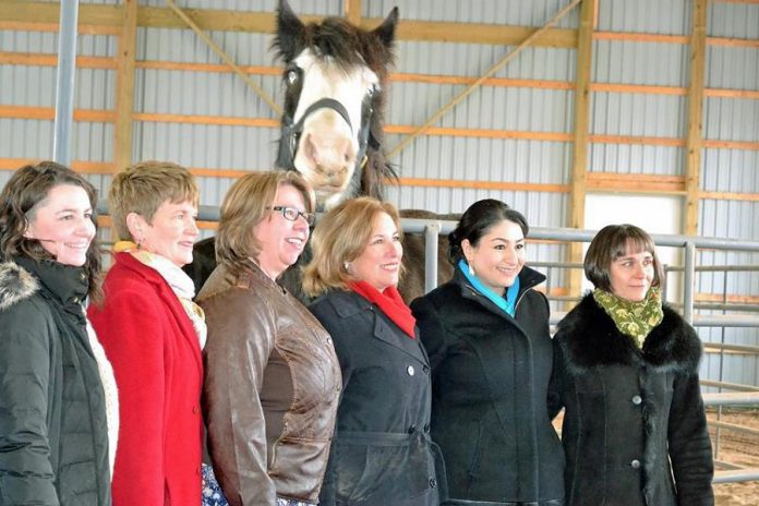 Peterborough-Kawartha MP and Minister for Status of Women Maryam Monsef was among the attendees at the announcement of federal funding for a new program designed for young women who have experienced abuse (supplied photo)