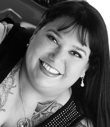 CBC radio host and feminist comic Candy Palmater