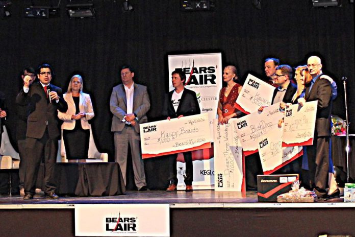 The winners of last year's Bears' Lair competition included Rob Howard of Kawartha Local and Rick Dolishny of BlushDrop (photo: Bears' Lair)