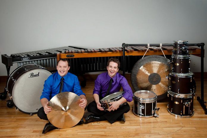  Brennan Connolly and Dave Robilliard of Duo Percussion