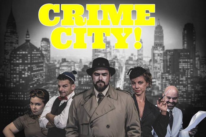 Parody detective radio serial Crime City moves to the Gordon Best for an expanded episode on February 25 (photo: Adam Martignetti)