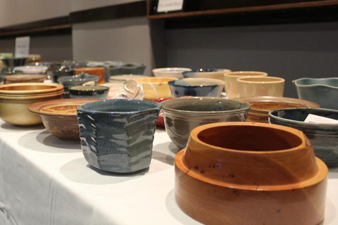 Some of the bowls made for last year's Empty Bowls YWCA fundraiser (photo: Daniel Morris Photography)