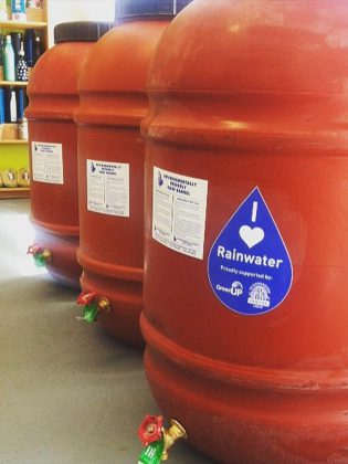 The GreenUP Store will be fully stocked with rain barrels for April 1st, with an instant $25 rebate provided for Peterborough Utilities customers.