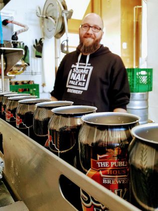 In 2015, Publican House Brewery in Peterborough struggled with manual packaging, challenging their ability to meet the demand for their products. EODP funding allowed the business to purchase their first bottling machine and they have since doubled their bottling efficiency while reducing waste by over nine percent. (Photo: Publican House Brewery / Facebook)