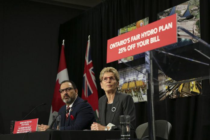 Ontario Premier Kathleen Wynne announced the Fair Hydro Plan in Toronto on March 2 (photo: Government of Ontario)