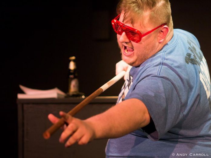The show's title is a reference to why Josh Butcher no longer drinks, one of several subjects he touches upon during his performance (photo: Andy Carroll)