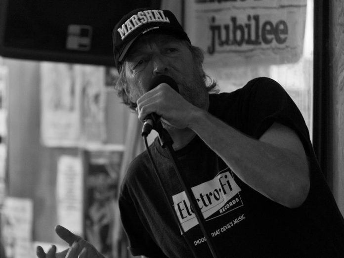 Phil Marshall performing at a blues jam at The Piggy in 2012 (photo: SLAB Productions)