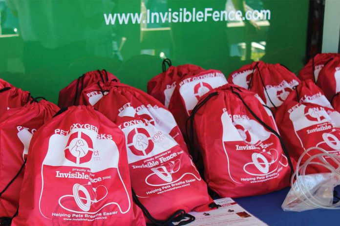 Since 2007, Invisible Fence Brand has donated more than 15,000 pet oxygen masks to fire stations all over the U.S. and Canada, saving an estimated 170 pets (photo: Invisible Fence Brand)