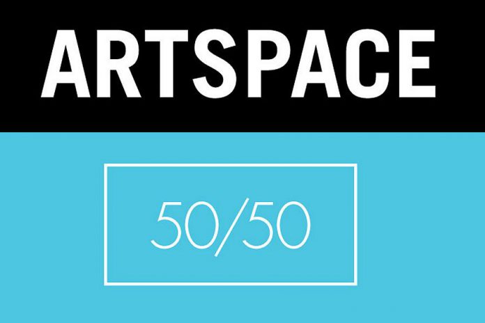 Artspace has issued a call for submissions for the annual 50/50 Art Draw fundraiser in May (graphic courtesy of Artspace)