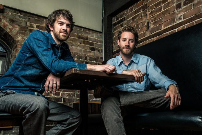 Rogers and Hall met at a music jingle recording session in 2006 and decided to form The Harpoonist & The Axe Murderer. (Publicity photo)