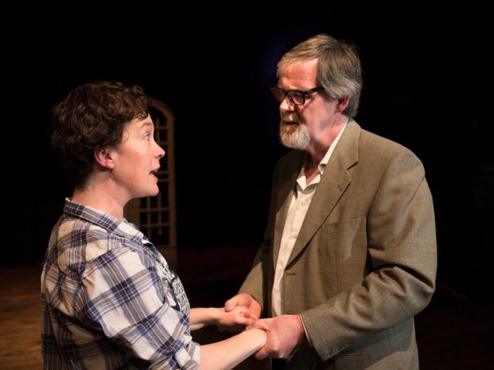 Alison McElwain as Mrs. Gibbs and Tom Quinn as Doc Gibbs. (Photo: Andy Carroll)