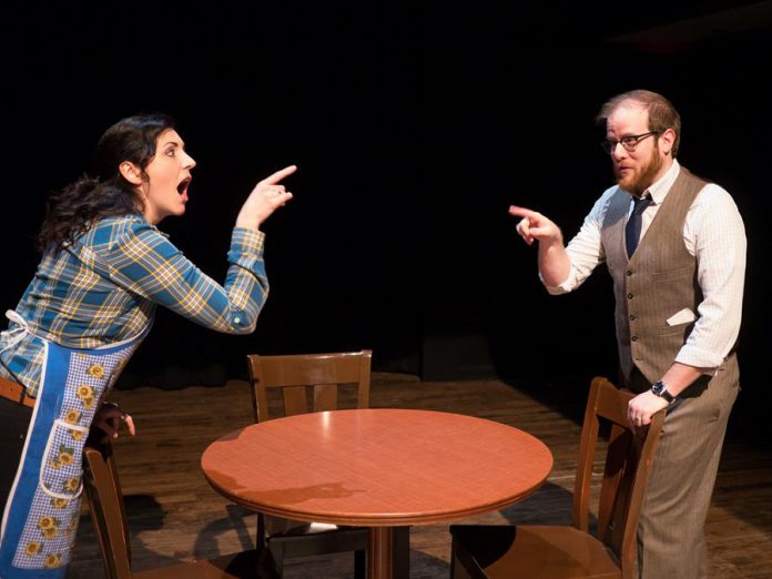 Megan Murphy as Mrs. Webb and Andrew Root as Mr. Webb. (Photo: Andy Carroll)