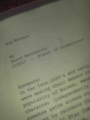 The first production of Planet 12 Productions is "Boy Wonders", an original script by Derek Weatherdon. (Photo: Planet 12 Productions)