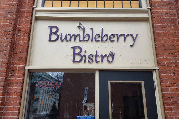 Bumbleberry Bistro is located at 360 George Street North in downtown Peterborough, the former location of Dancing Blueberries (Photo: Bumbleberry Bistro)
