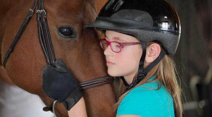 Building a relationship with a horse teaches kids both confidence and empathy. (Photo: Sky Haven Equestrian)