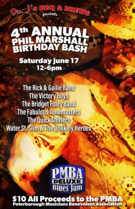 The 4th Annual Phil Marshall Birthday Bash on June 17 features six hours of music by local bands.