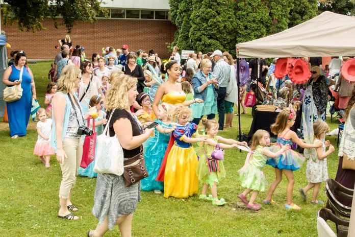Peterborough Princess Parties Dance & Conga Lines at the Lakefield Fairy & Dragon Festival