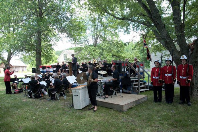 Sing O Canada! to music performed by the Peterborough Concert Band and officially celebrate Canada's 150th birthday with a complimentary piece of cake.  (Photo: Lang Pioneer Village)