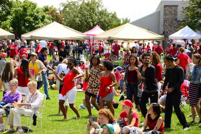 Around 11,000 people enjoyed last year's Multicultural Canada Day Festival in Peterborough. This year's festival, on Canada's 150th birthday, promises to be even bigger and better. (Photo: Ciprian Mazare / Facebook)